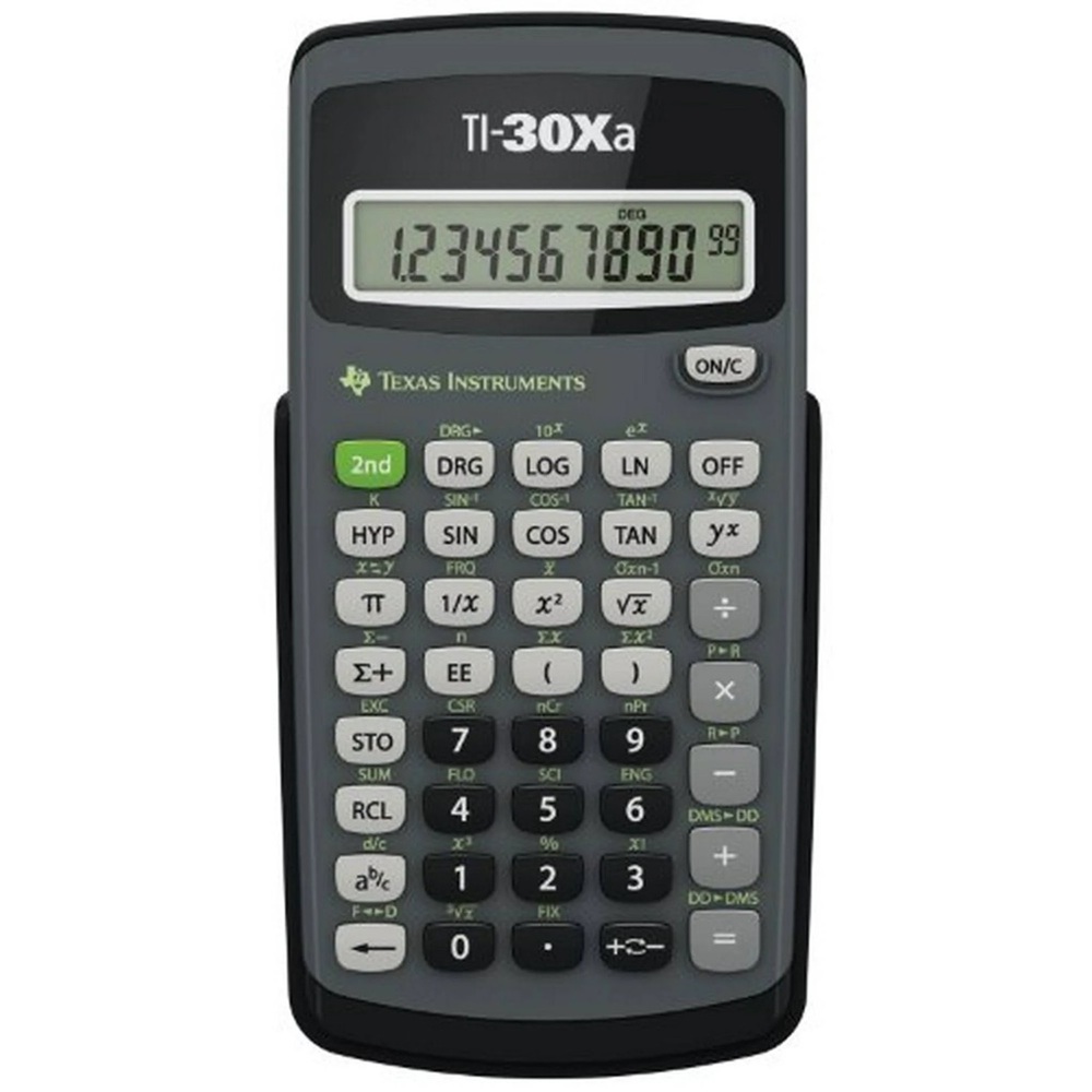 Texas Instruments TI-30XA Student Scientific Calculator 10-Digit LCD, Black